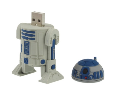 Stick USB 8 GB in forma de robotel R2-D2