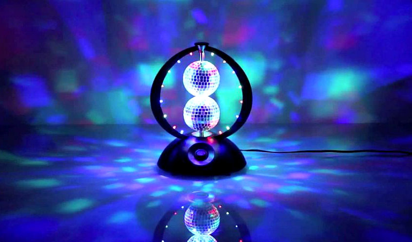Glob disco cu doua sfere