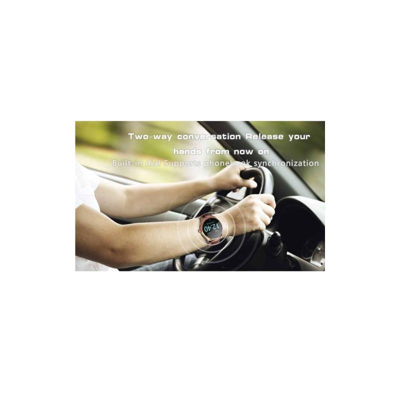 Smartwatch Elegant Color Pedometru Senzor Cardiac Bluetooth IP67 Maro