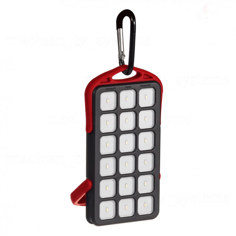 Baterie externa 6000 mAh Weatherproof cu Leduri