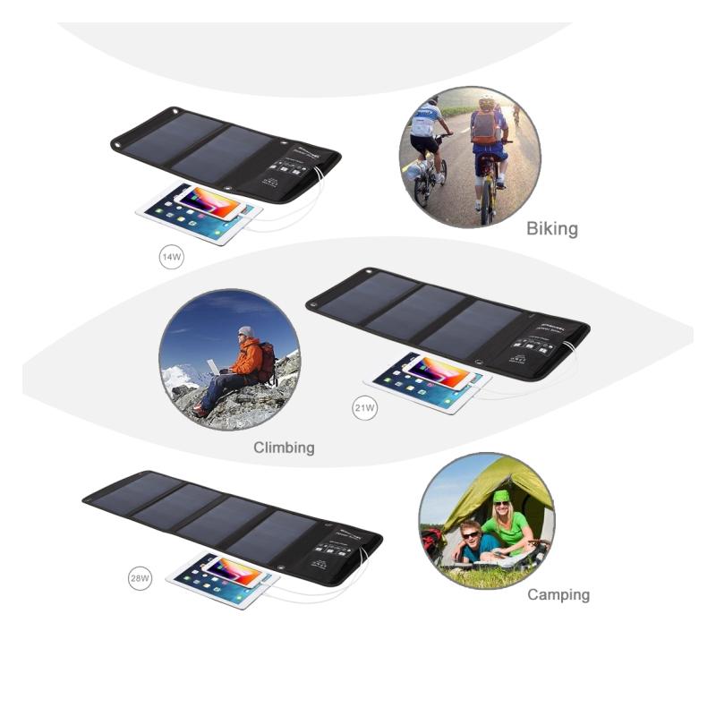 Baterie externa panouri solare