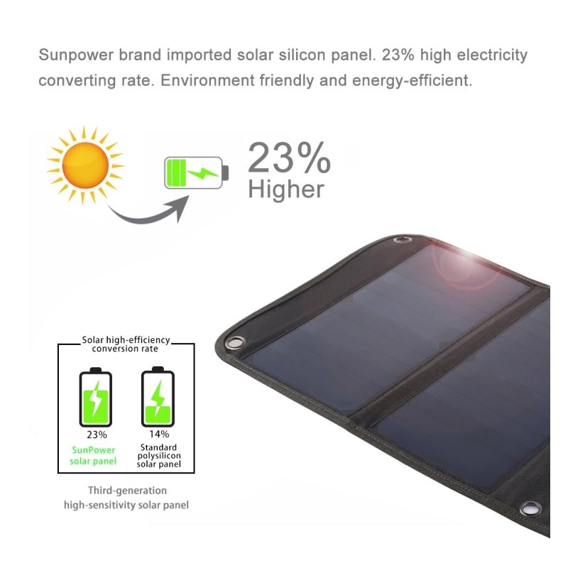 Baterie externa panouri solare