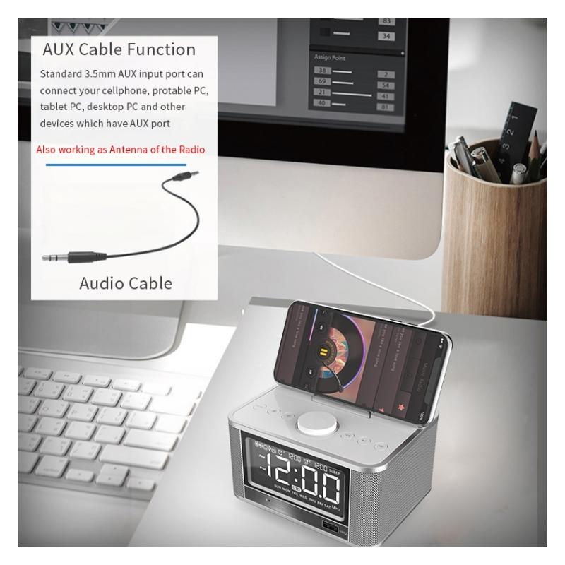 Boxa Bluetooth Ceas Radio Mega Bass X7