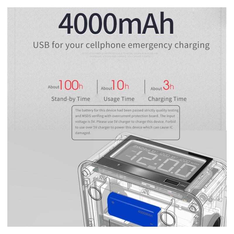 Boxa Bluetooth Ceas Radio Mega Bass X7