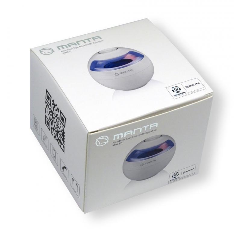 Boxa portabila bluetooth Manta, cu lumini