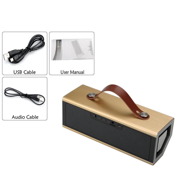 Boxa Bluetooth sunet 3D Quality, aurie