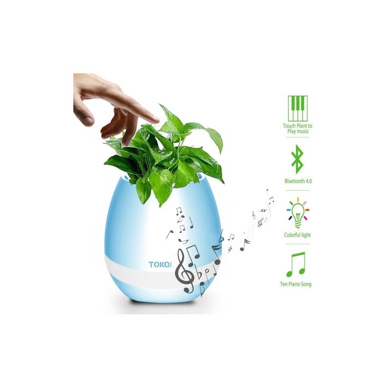 Boxa Bluetooth ghiveci real pentru flori