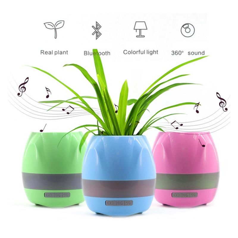 Boxa Bluetooth ghiveci real pentru flori