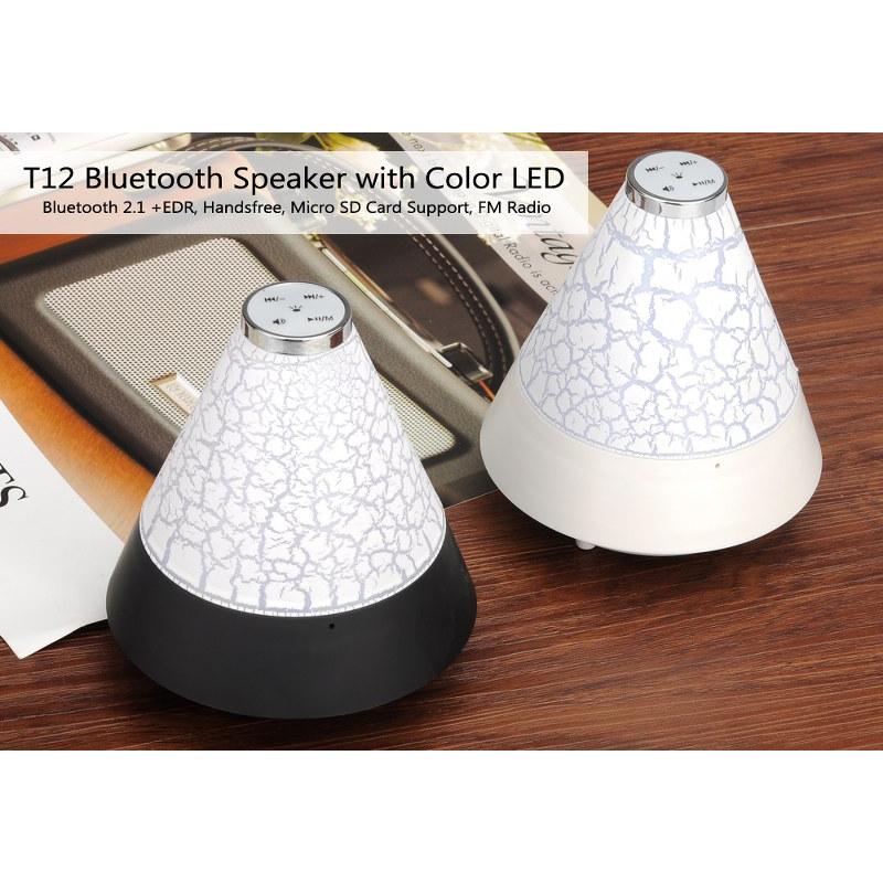 Boxa portabila bluetooth, radio FM, veioza LED