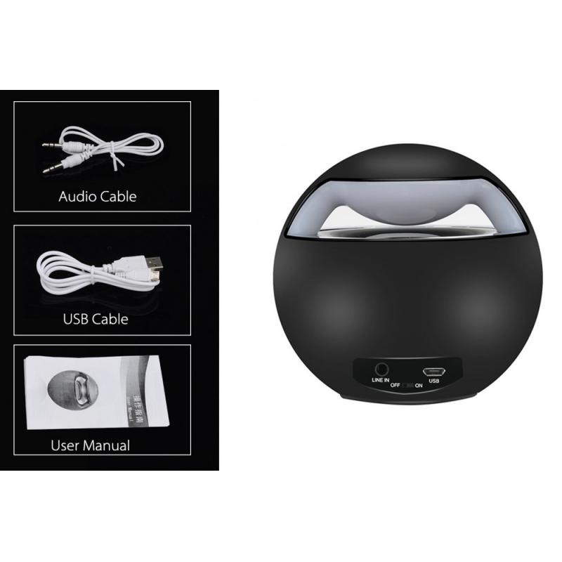 Boxa portabila bluetooth 2.1 + EDR, cu lumini