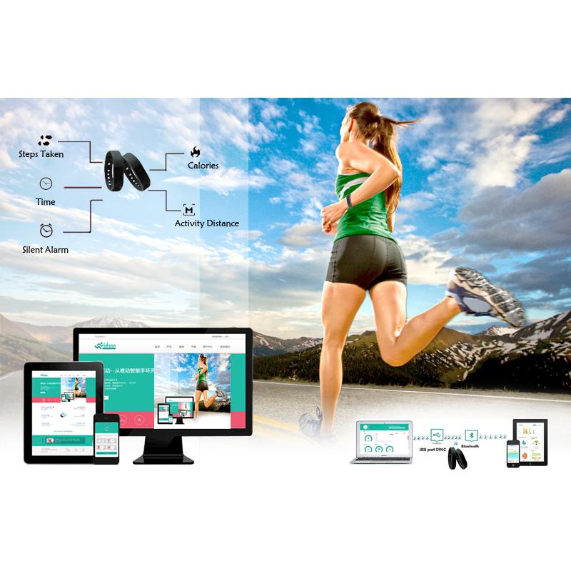 Bratara fitness rezistenta la apa cu bluetooth