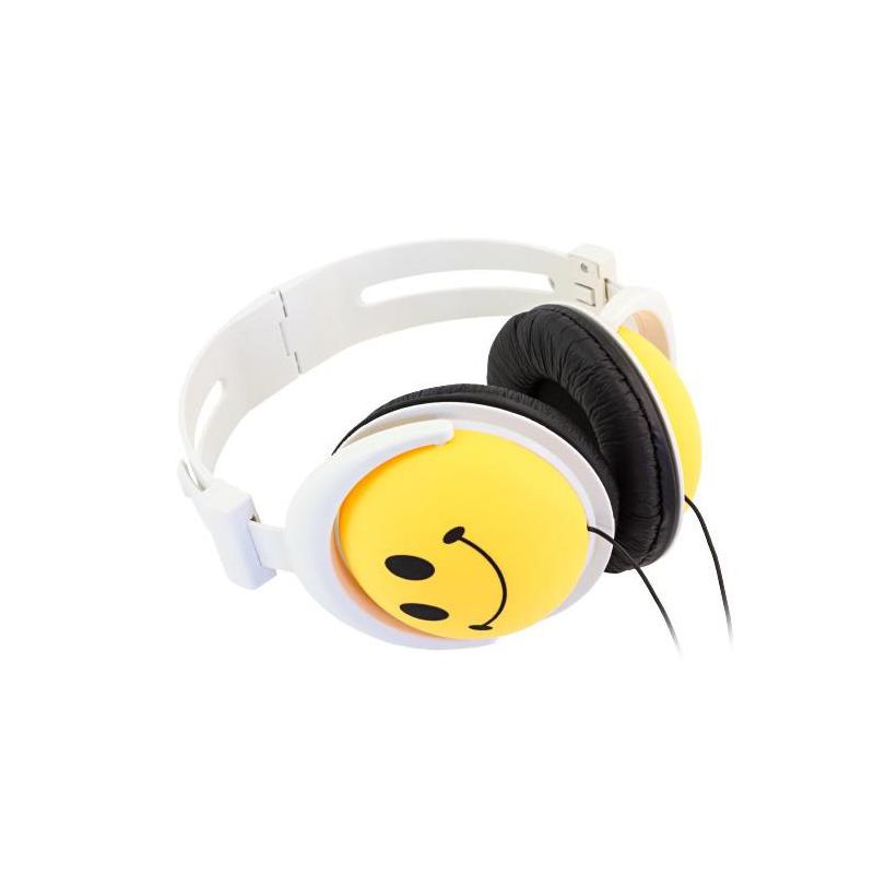 Casti cu fir Smiley Face