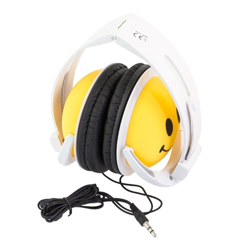 Casti cu fir Smiley Face