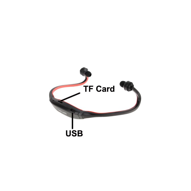 Casti sport cu microSD si FM