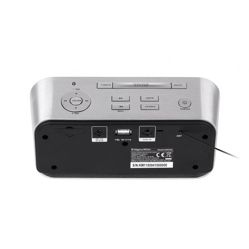 Ceas radio cu boxa bluetooth Kruger & Matz