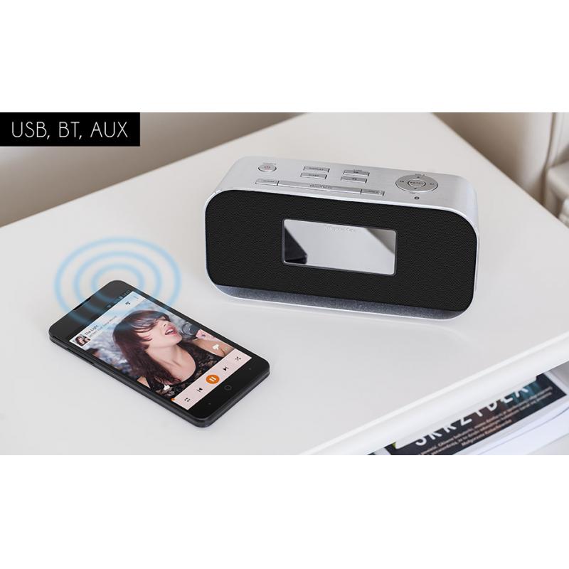 Ceas radio cu boxa bluetooth Kruger & Matz