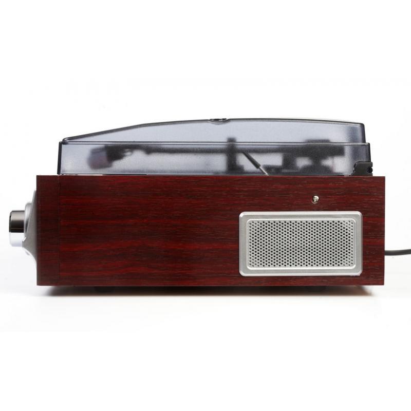 Pick Up Gramofon cu radio FM si ceas alarma