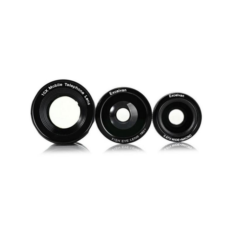 Kit 4in1 Lentile universale pentru Smartphone