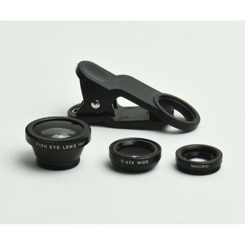 Kit 4in1 Lentile universale pentru Smartphone