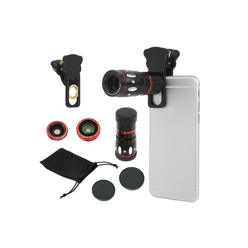 Kit 4in1 Lentile universale pentru Smartphone