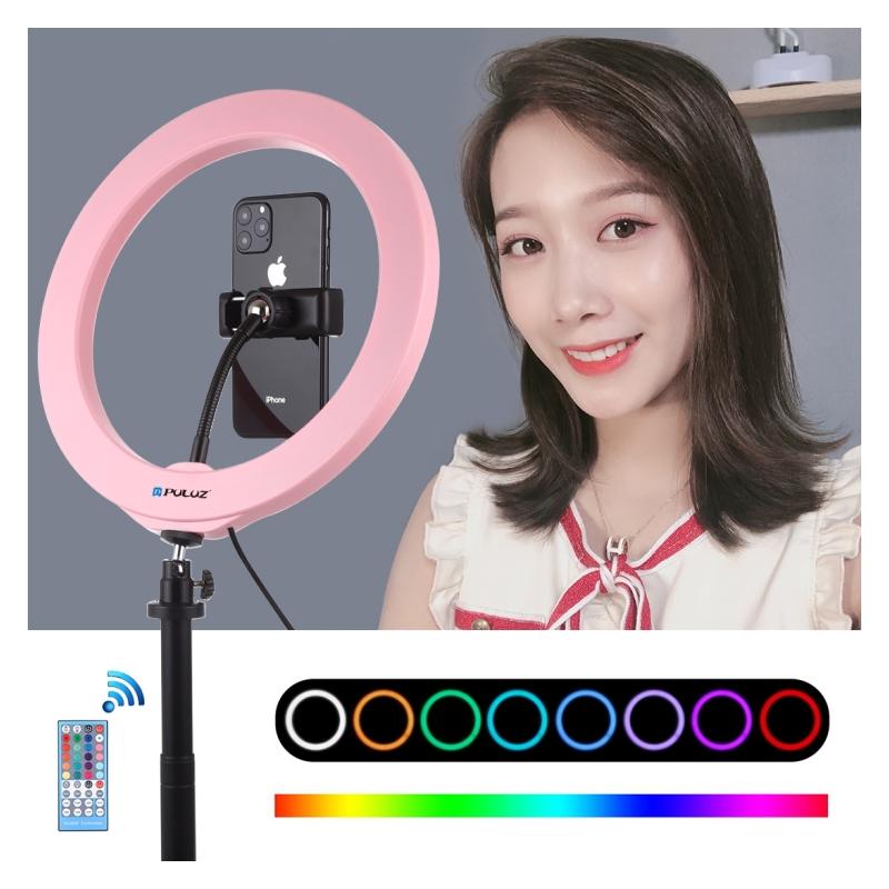 Kit Vlogging LED circular cu telecomanda