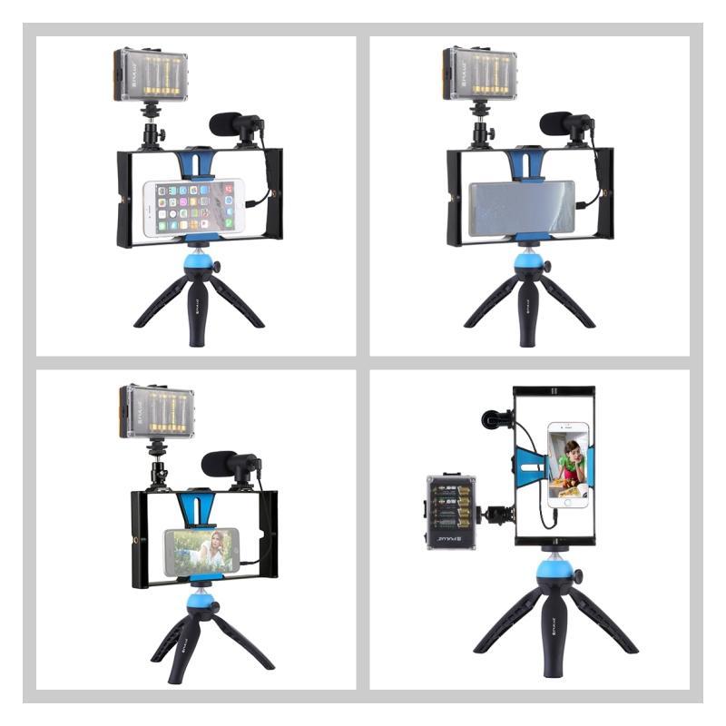 Kit profesional pentru vlogging cu lampa LED