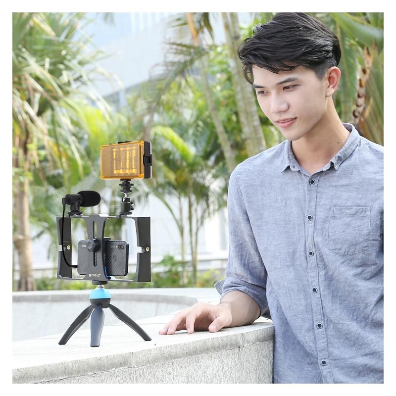 Kit profesional pentru vlogging cu lampa LED