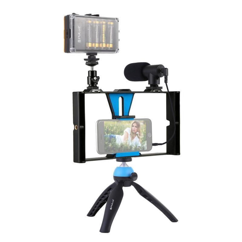 Kit profesional pentru vlogging cu lampa LED