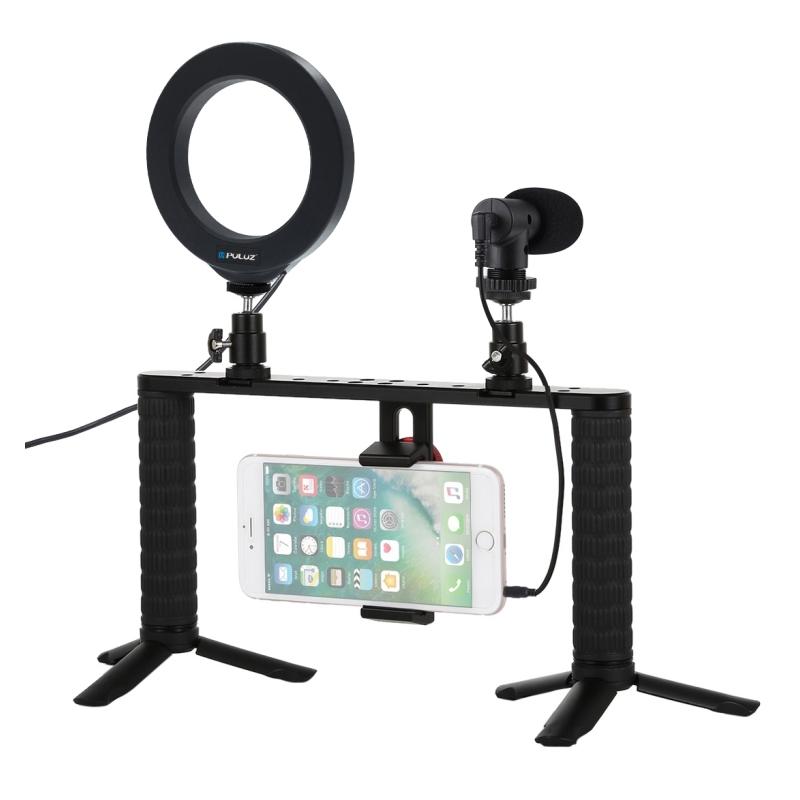 Kit profesional pentru vlogging cu LED circular