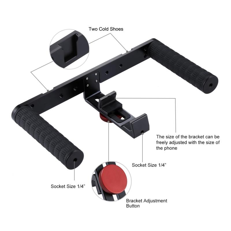 Kit profesional pentru vlogging cu LED circular