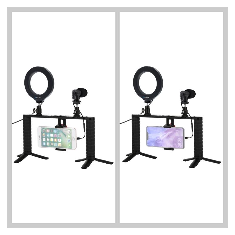 Kit profesional pentru vlogging cu LED circular