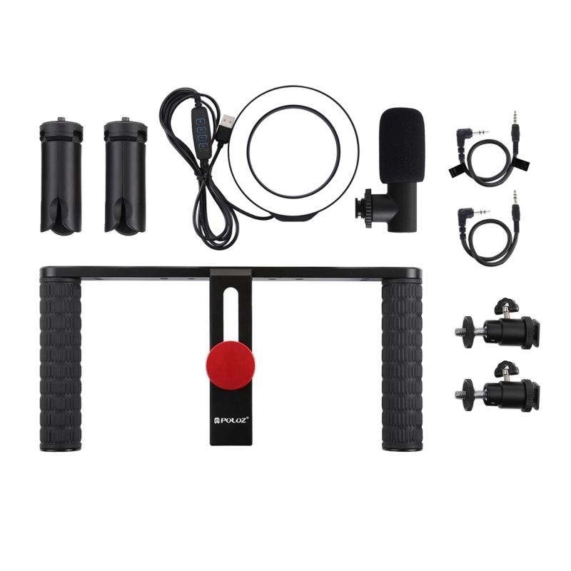 Kit profesional pentru vlogging cu LED circular