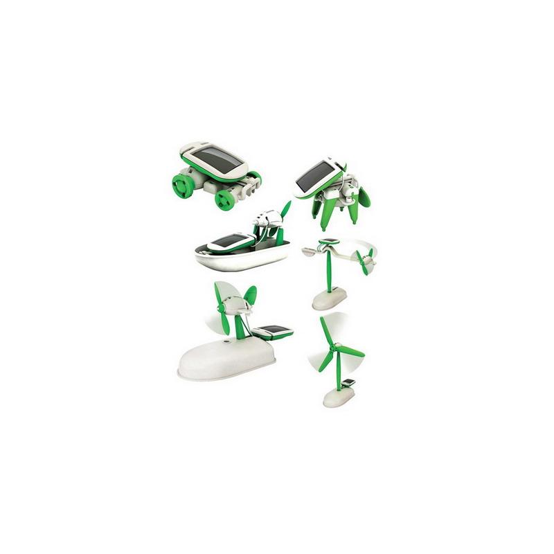 Kit robot educational solar, 6 in 1, de montat