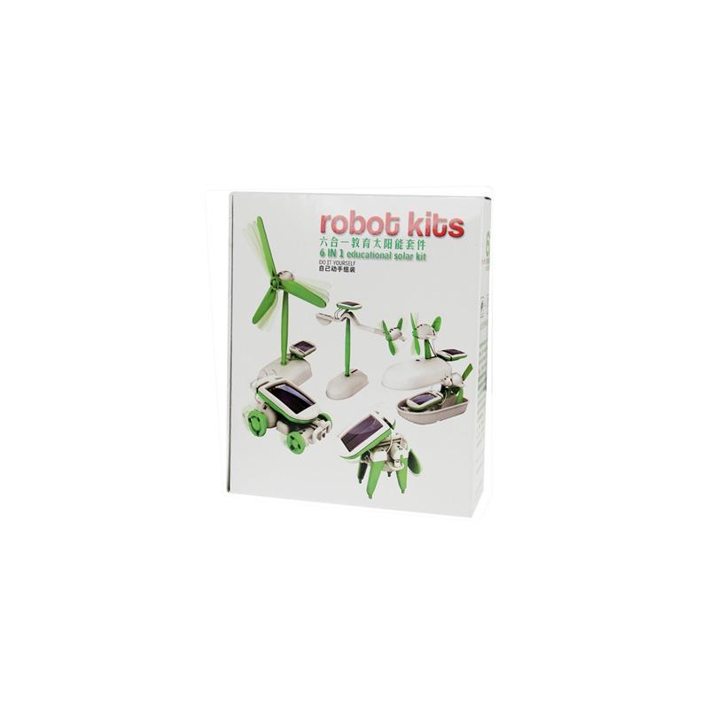Kit robot educational solar, 6 in 1, de montat