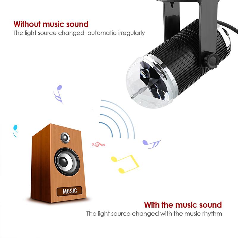 Lampa LED RGB pentru petreceri