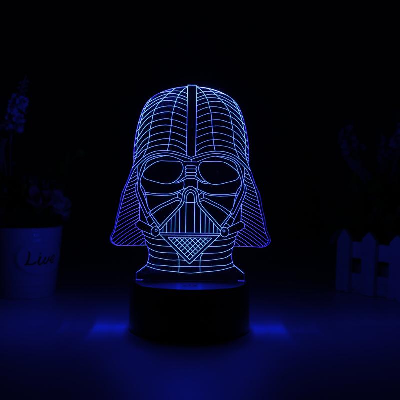 Lampa LED cap Darth Vader