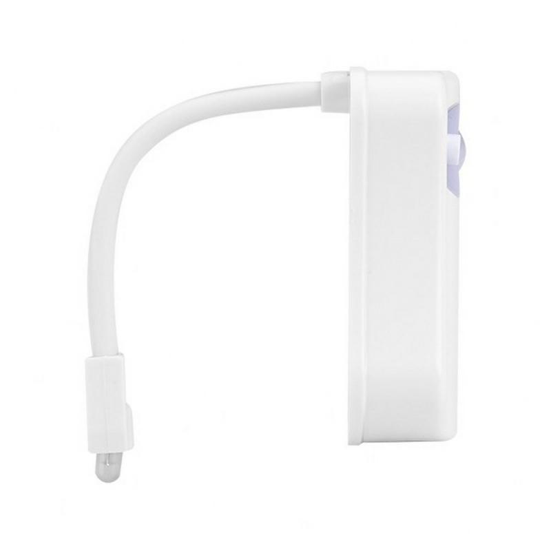 Lampa LED multicolora pentru toaleta cu senzor de miscare