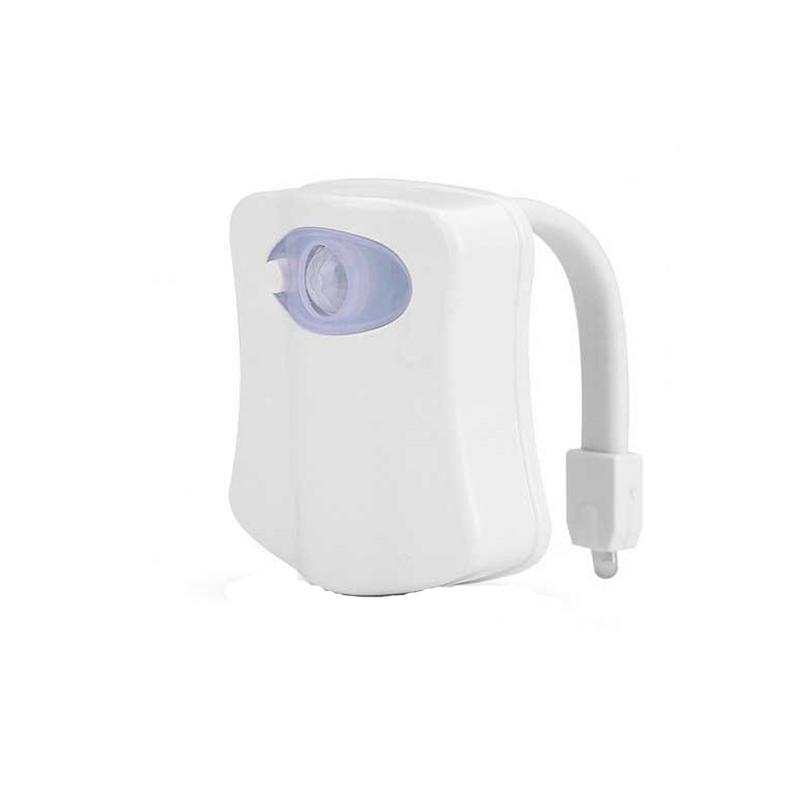 Lampa LED multicolora pentru toaleta cu senzor de miscare