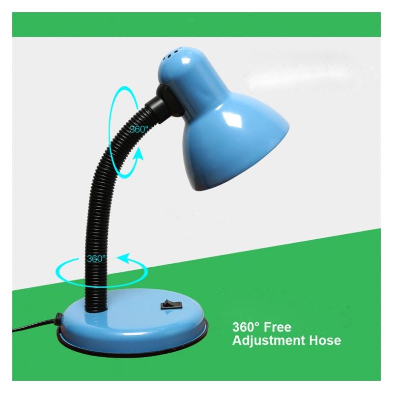 Lampa de birou clasica din metal cu brat flexibil