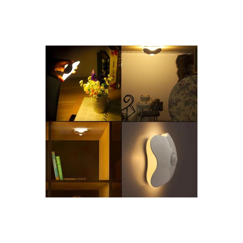 Lampa de noapte LED cu senzor de miscare