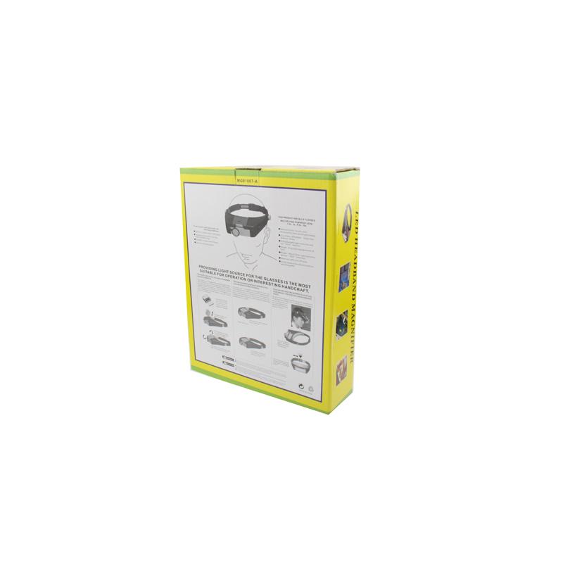 Lampa de cap multifunctionala cu lupa de marire pana la 10x