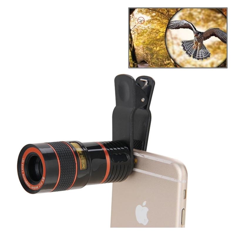 Lentila universala 8X zoom pentru telefon