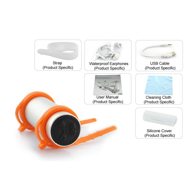 MP3 Player subacvatic, 4 Gb si radio FM