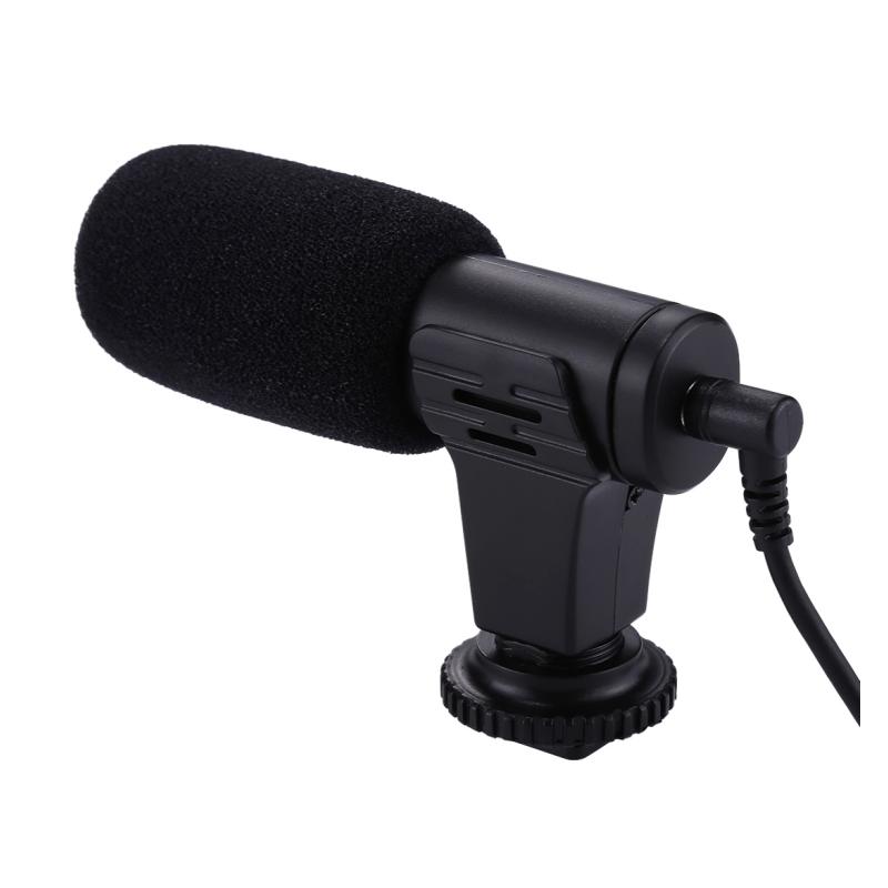 Microfon stereo pentru smartphone, vlogging