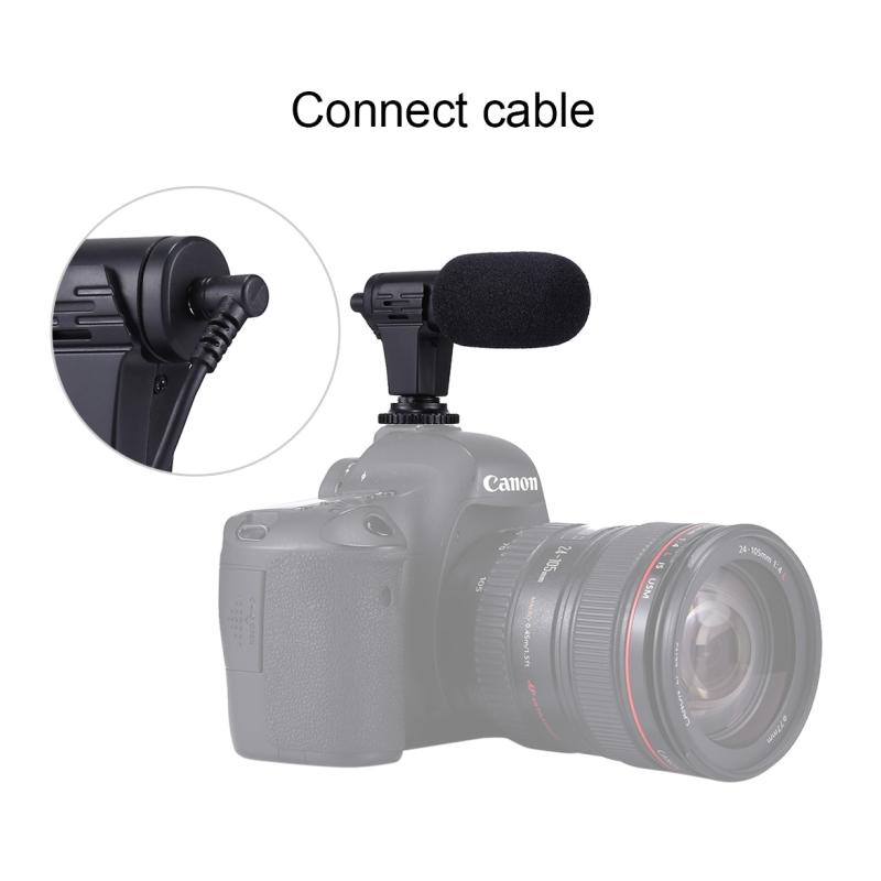 Microfon stereo pentru smartphone, vlogging