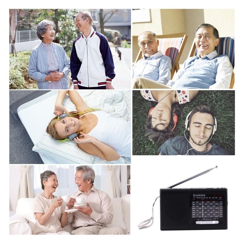 Mini Radio retro vintage cu Slot card Micro SD si USB