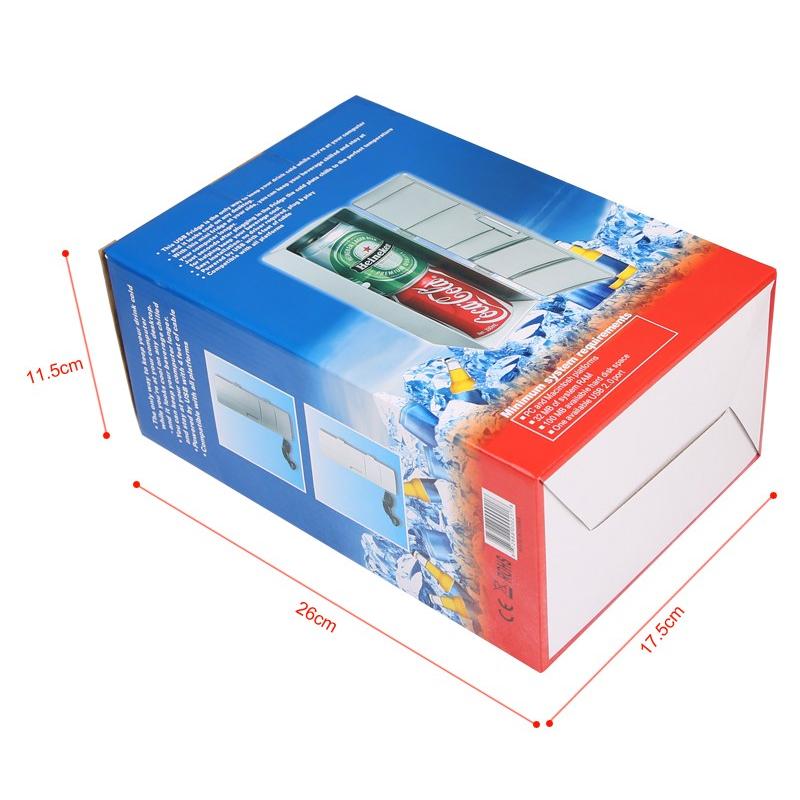 Mini frigider pentru birou USB