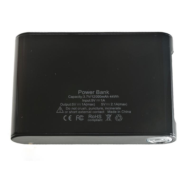Baterie externa 12000 mAh cu lanterna si LCD