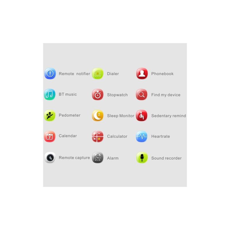 Smartwatch IPS 360 grade, curea piele, ultima generatie, waterproof