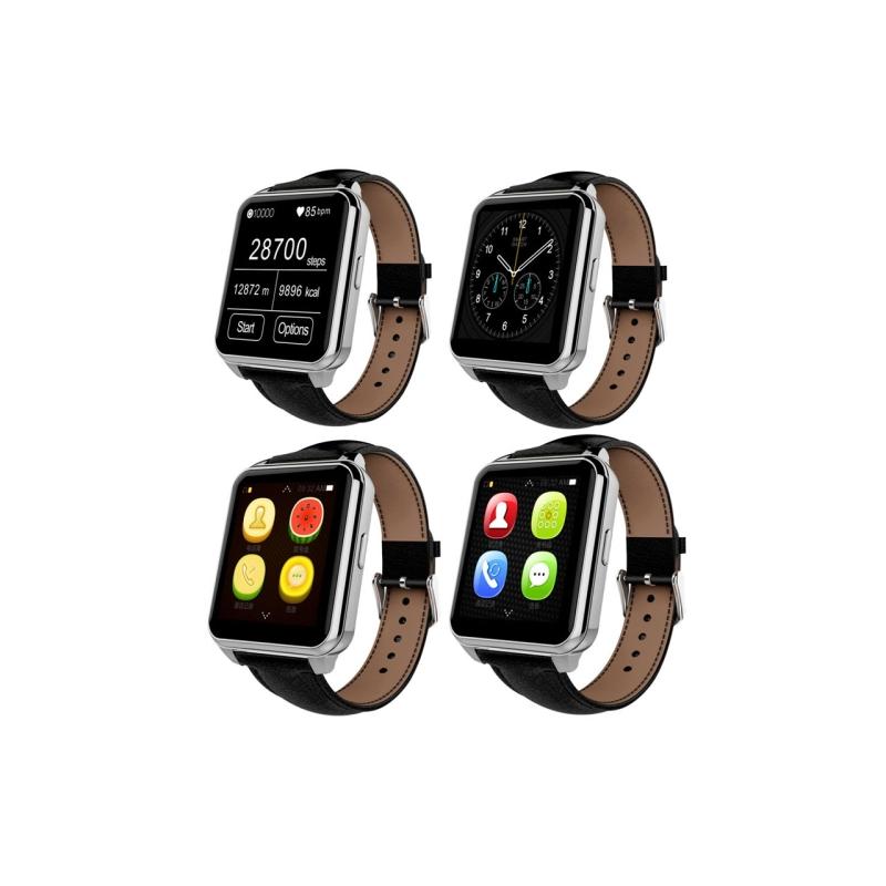 Smartwatch IPS 360 grade, curea piele, ultima generatie, waterproof